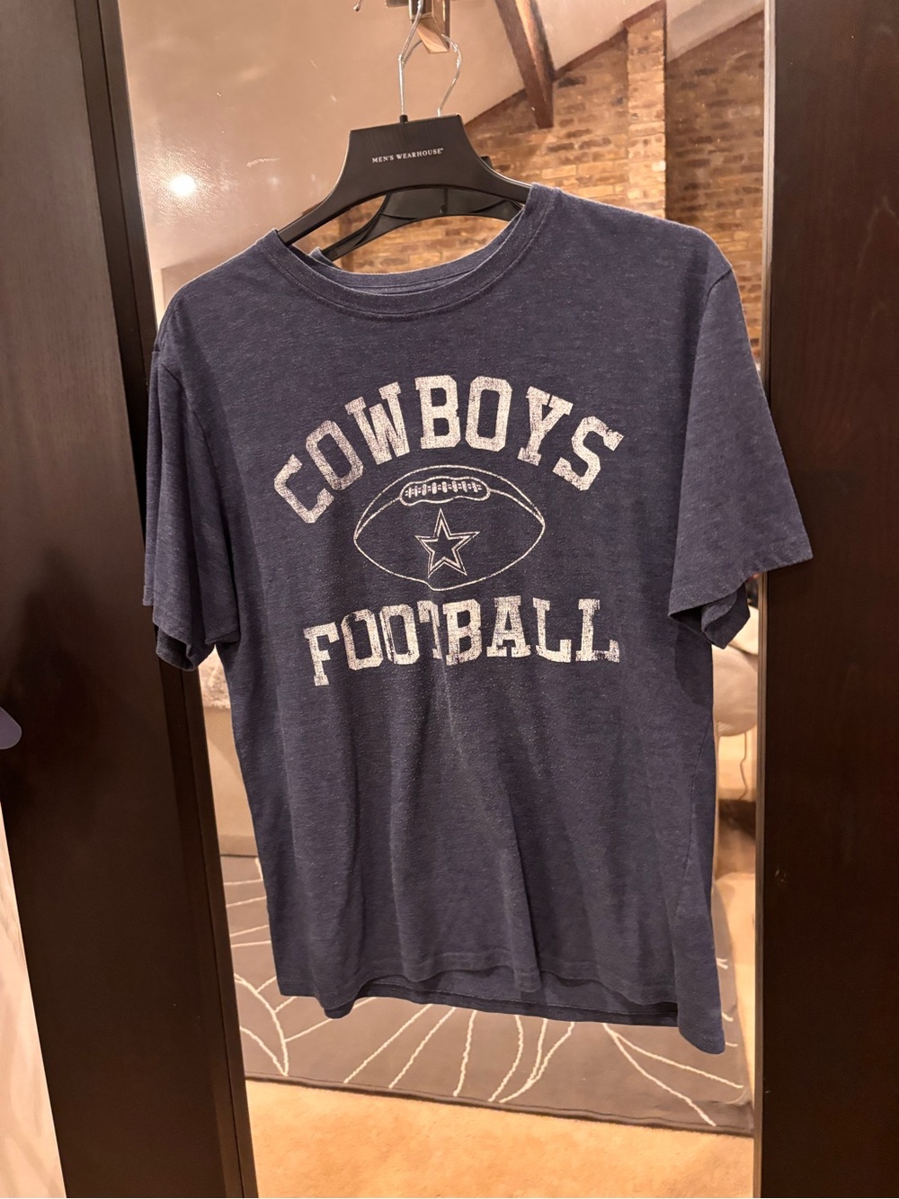 Dallas Cowboys Football Authentic T-Shirt Men’s L Blue